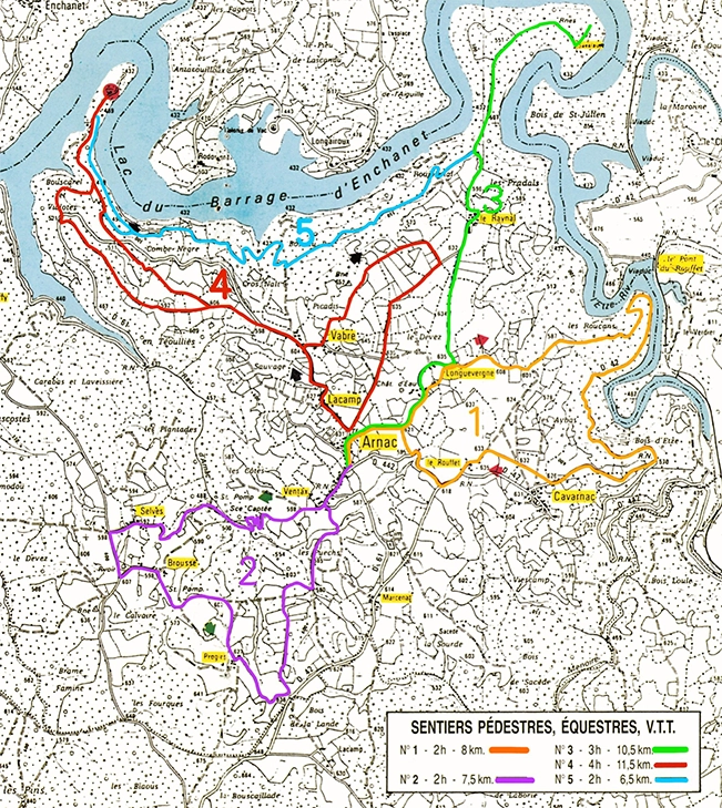 Randonneurs et cyclistes