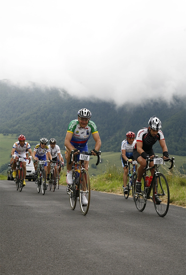 Randonneurs et cyclistes